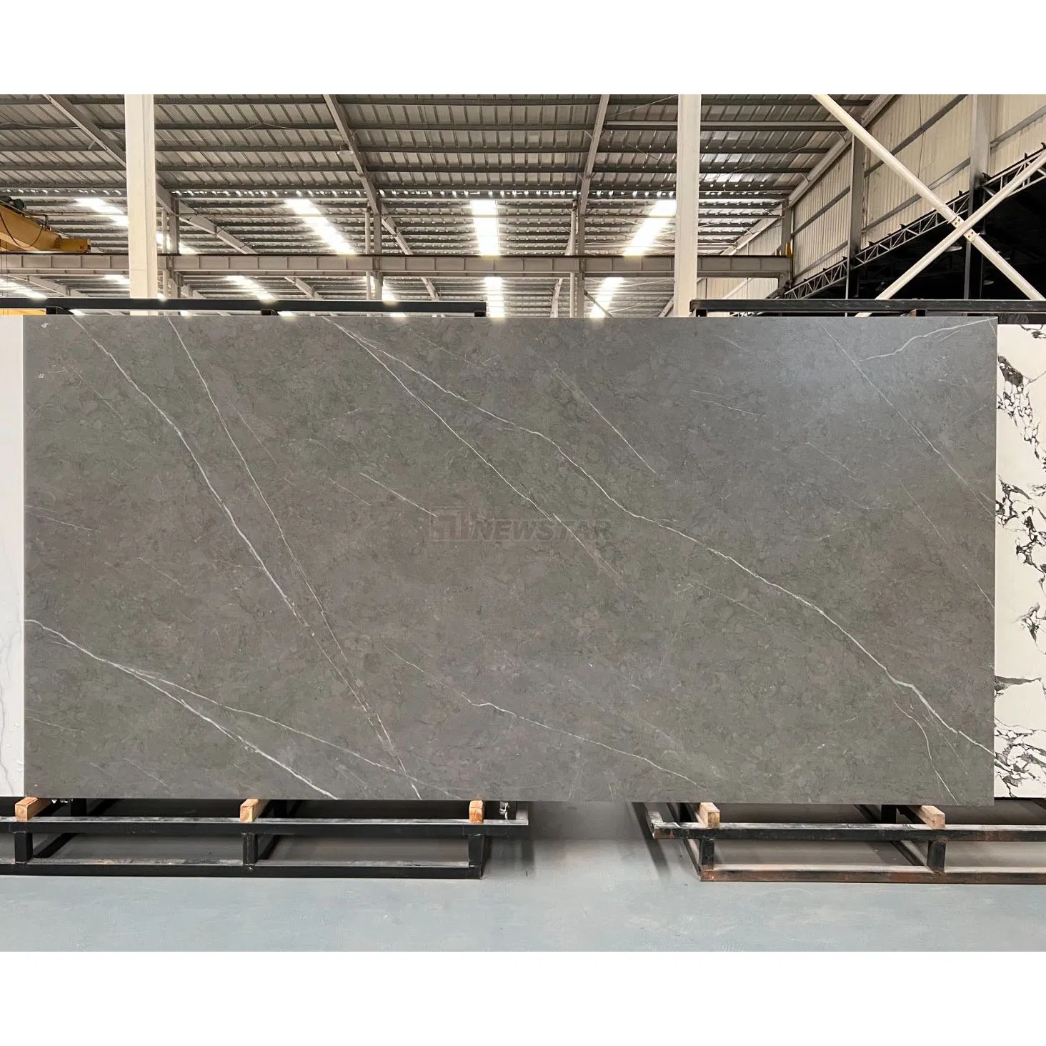 2024 New Modern Classical Sintered Stone Tiles for Interior Floor Polished Kitchen Countertop Island Sintered Stone Big Slab