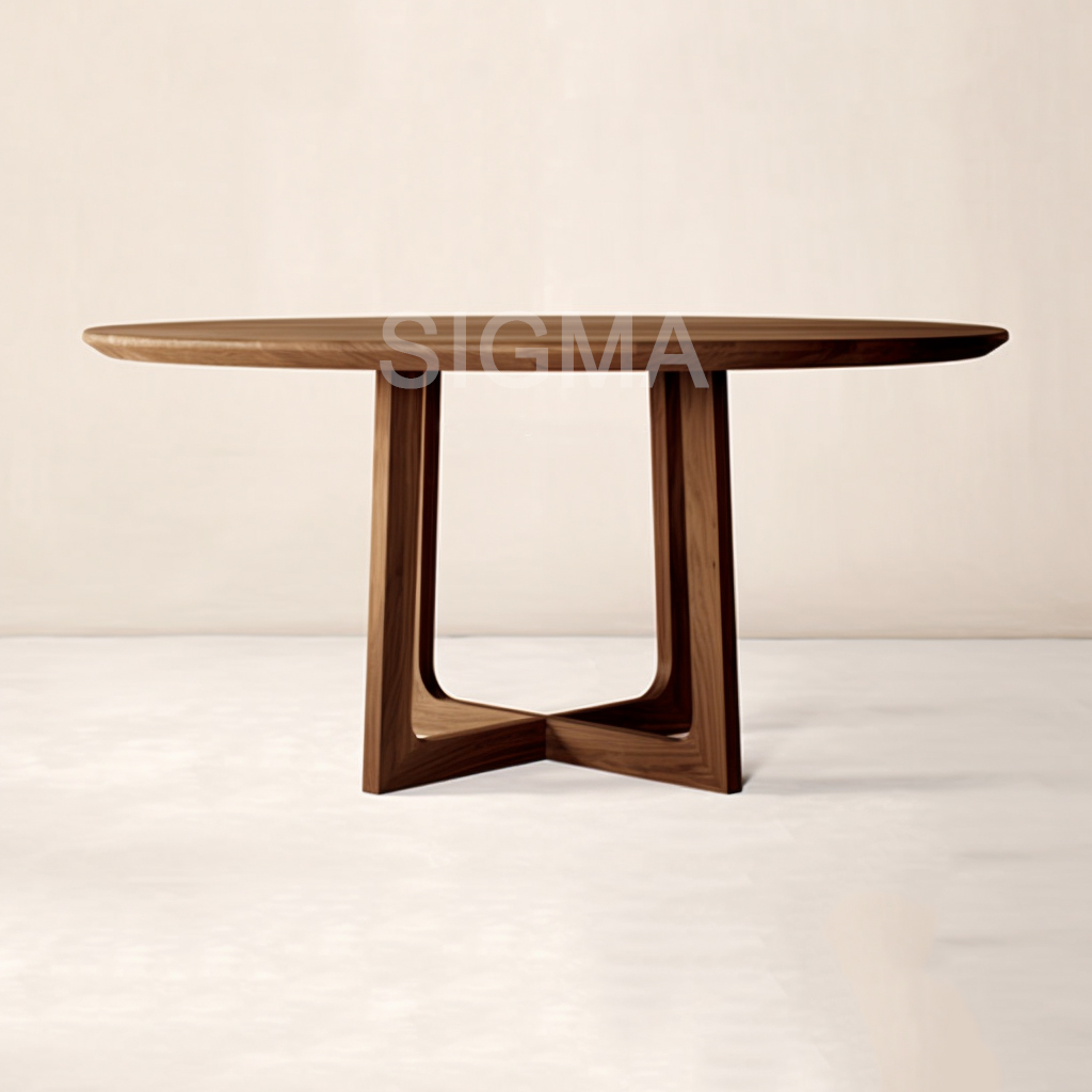 Обеденная группа деревянный стол тканевые стулья комплект