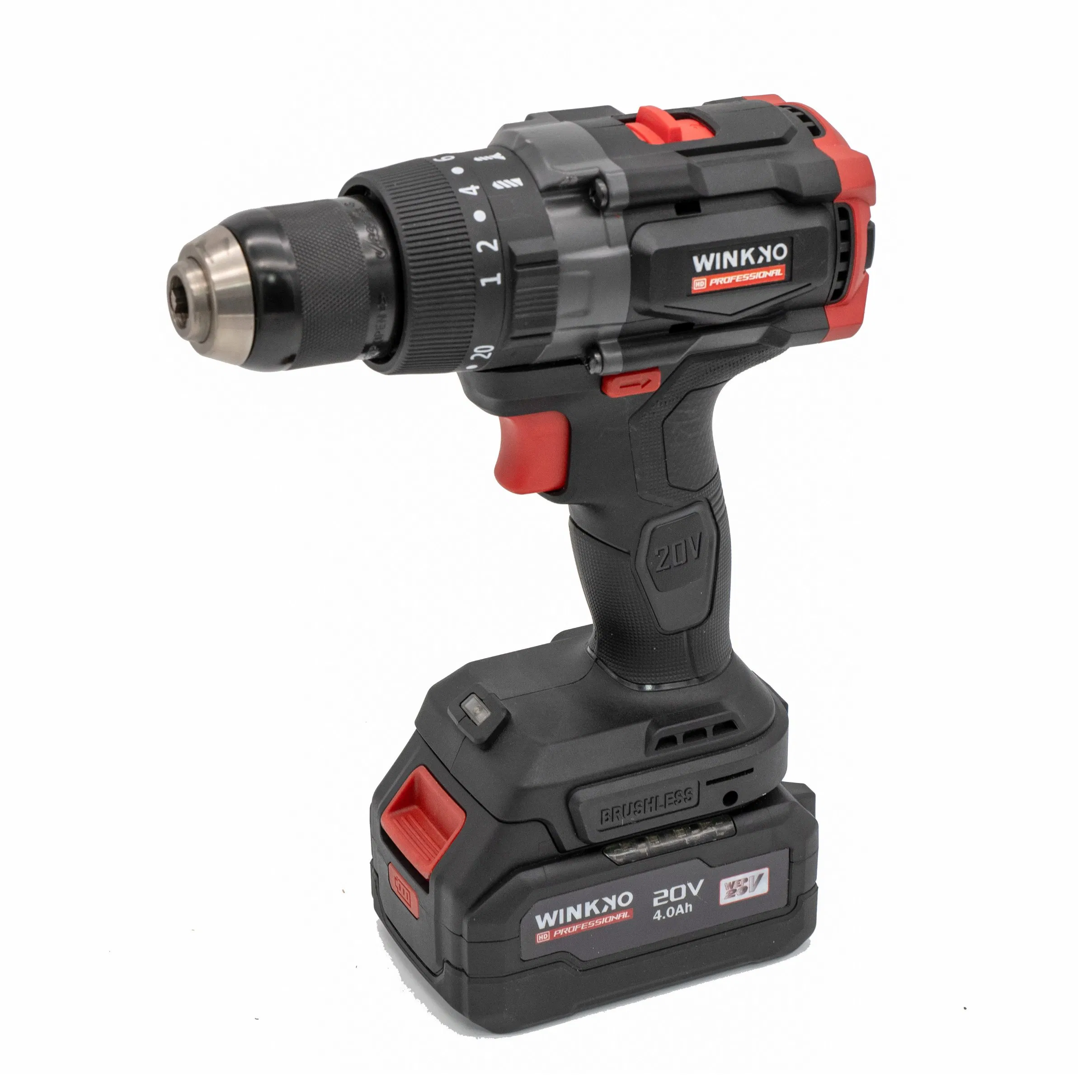 Аккумуляторная дрель-шуруповерт WINKKO 20В, 120 Нм