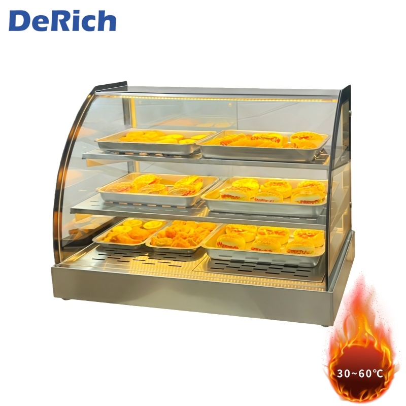 Derich Rotating Bread Pancake Hot Food Display Warmer
