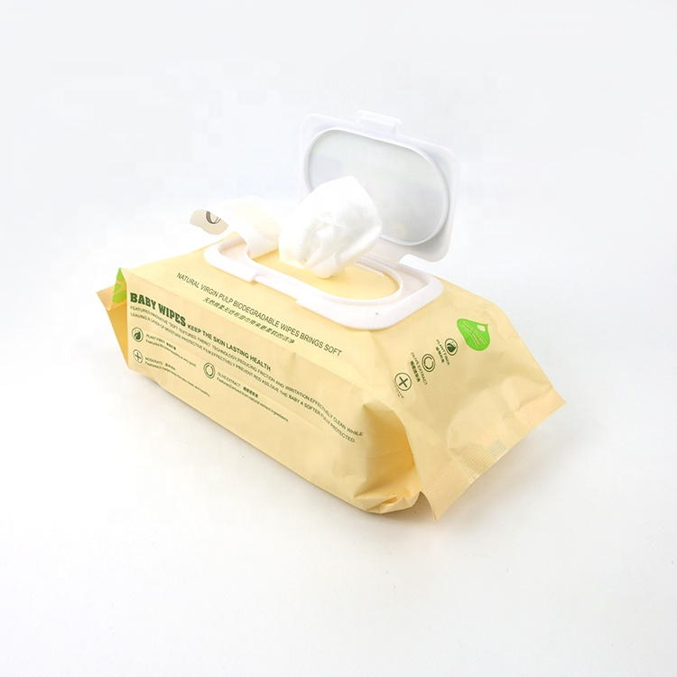 OEM Custom Antibacterial Soft Material Alcohol Cleaning Wet Wipe