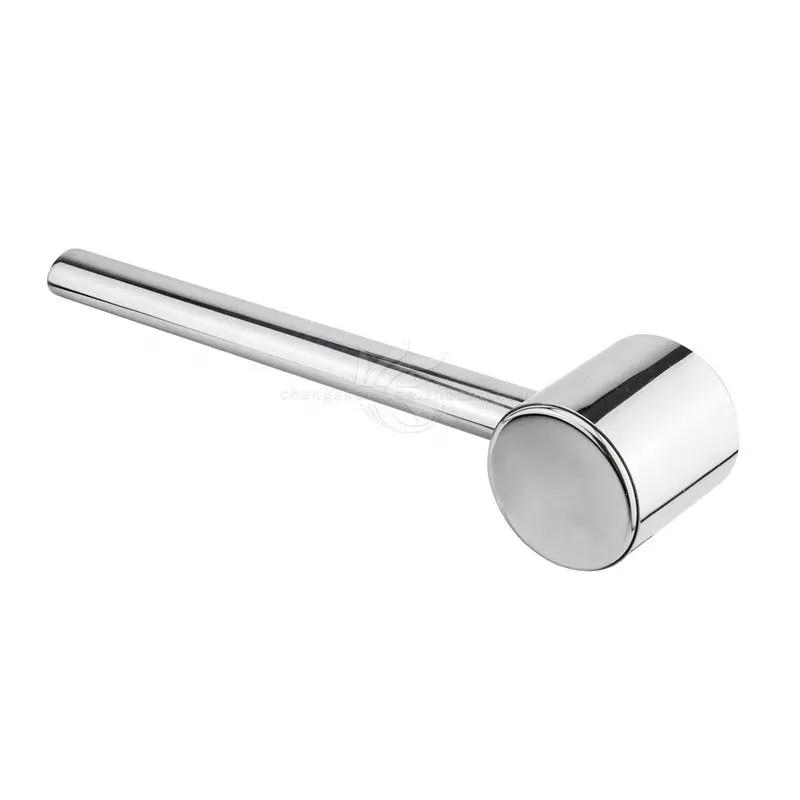 Mini Round Shape Kitchen Stainless Steel Dual-Sided Meat Tenderizer Mallet Hammer Pounder