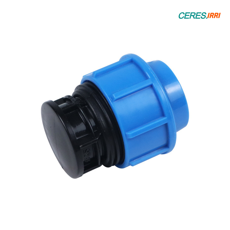 Blue PP Hose Joint Tube Quick Connector for Garden and Agriculture Irrigation System