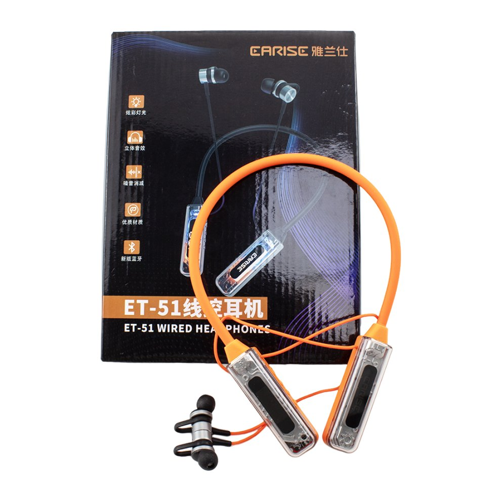 Беспроводные наушники TWS ET-51 с шейным ободком