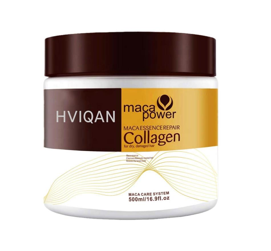 Online Wholesale and Retail Cross Border Collagen Hair Mask Pour Moroccan Nut Oil Maca Essence Repairing Hair Deep Hydrating Hair Masque Conditioner Hair Mask