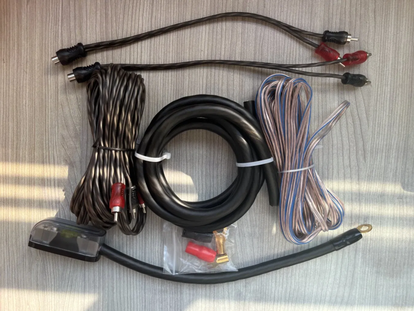 Car Audio Amplifier Installation Wiring Kit 0 Gauge 4 Gauge 8 Gauge