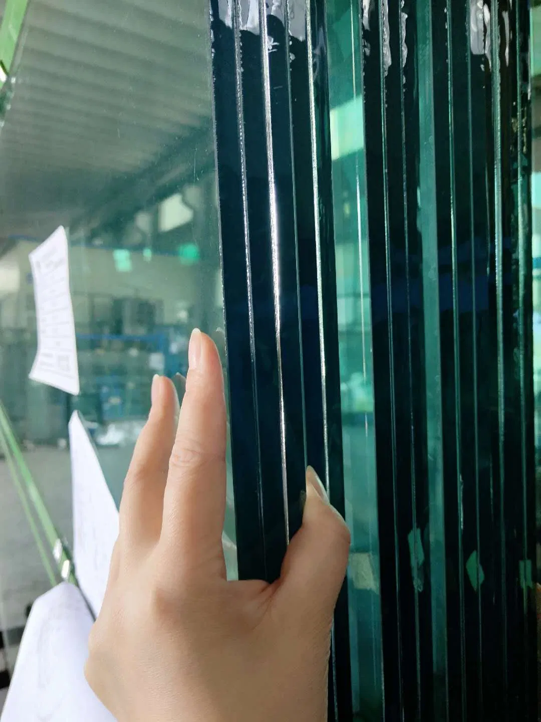 Aluminum Alloy Guardrail Handrail Laminated Tempered Glass with Good Safety Performance