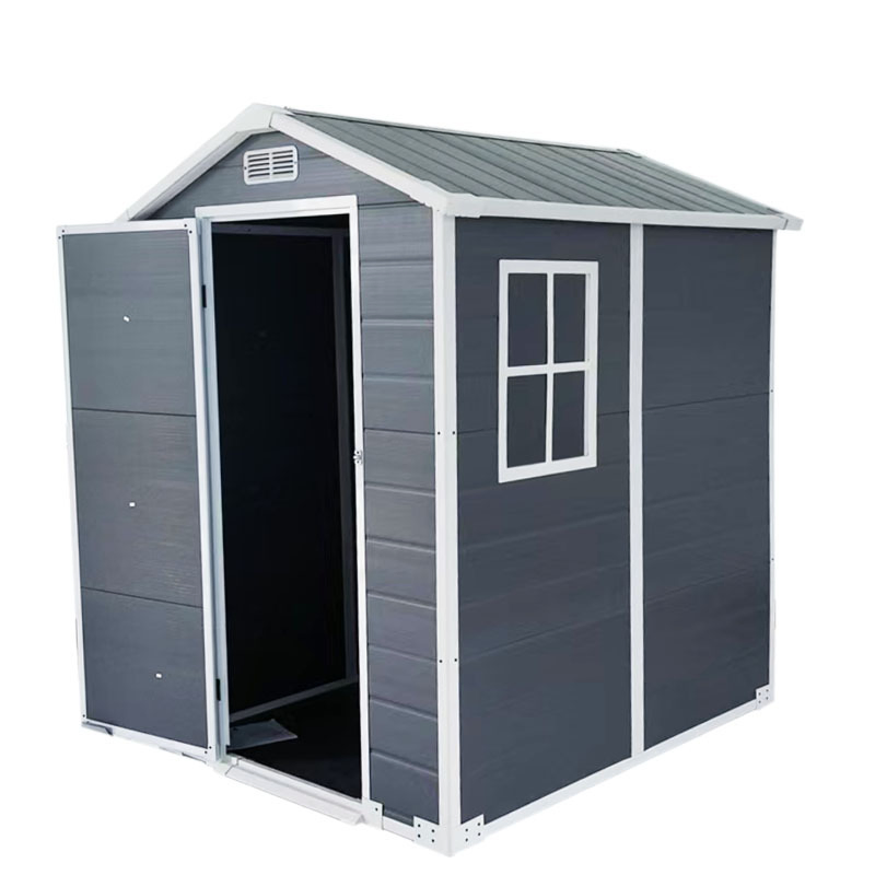 Easily Assembled Backyard Cabinet Portable Waterproof Outdoor Garden Tools Plastic Storage Shed