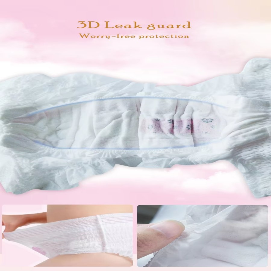 OEM & ODM Disposable Breathable Leakproof Menstrual Pants for Women Adult Panty