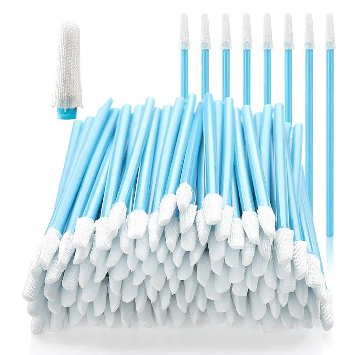 Custom Packaging Reusable Disposable Double Polyester Head Cleanroom Swabs
