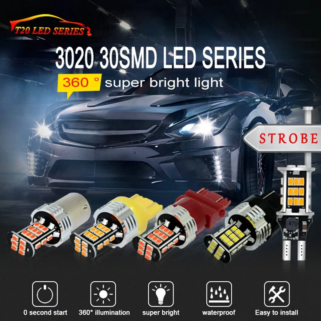 Светодиодная лампа G-View T15 12-18V для авто (белый/красный/оранжевый)