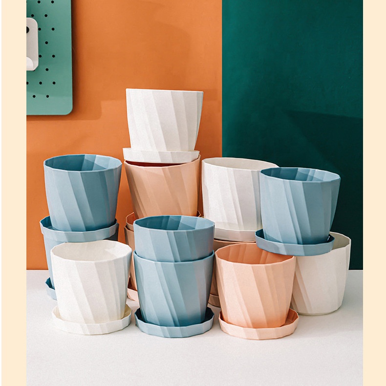 Горшки цветочные пластиковые Deepbang для сада дома