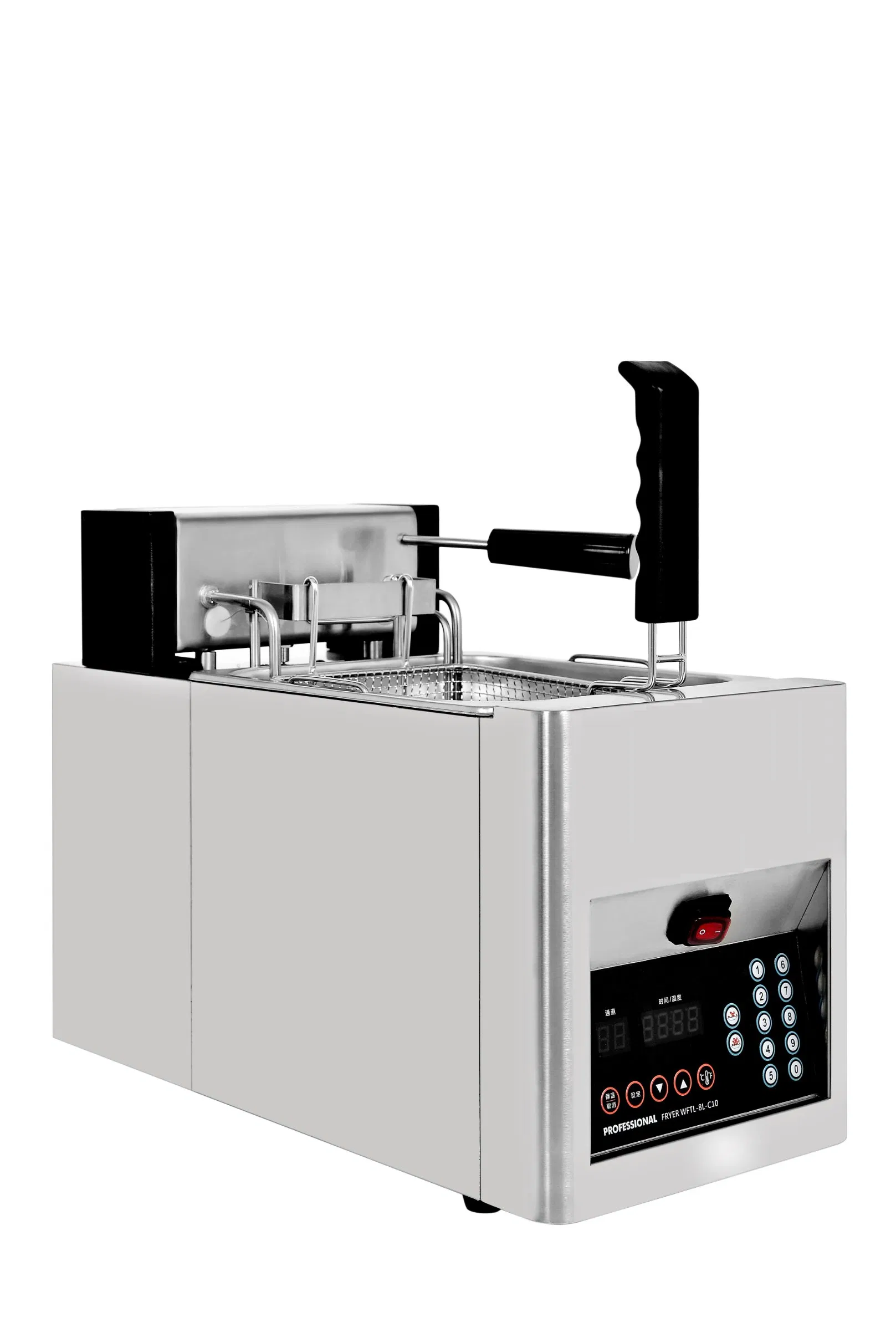 Factory Price Double Pots Fryer Machine Desktop Electric Deep Oil Fryer