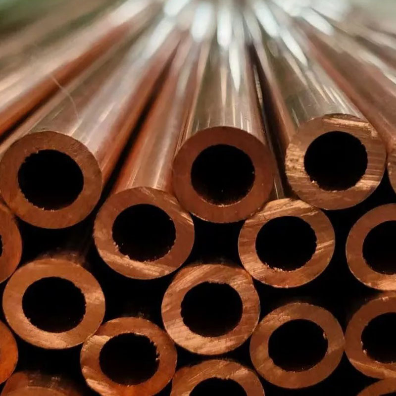 ASTM Red Seamless T2 Rod/Coil Water Copper Tube 1/4 Inch Straight Copper Pipe for Air Conditioner Heat Pipe Fittings