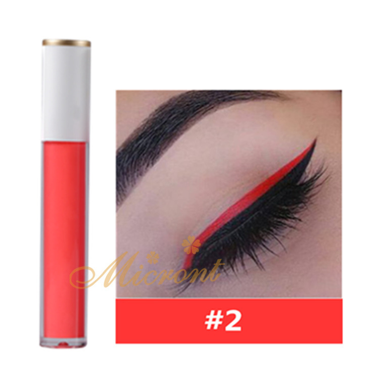 Private Label Logo Colorful Liquid Eye Shadow Pen Bright-Colored Liquid Eyeliner