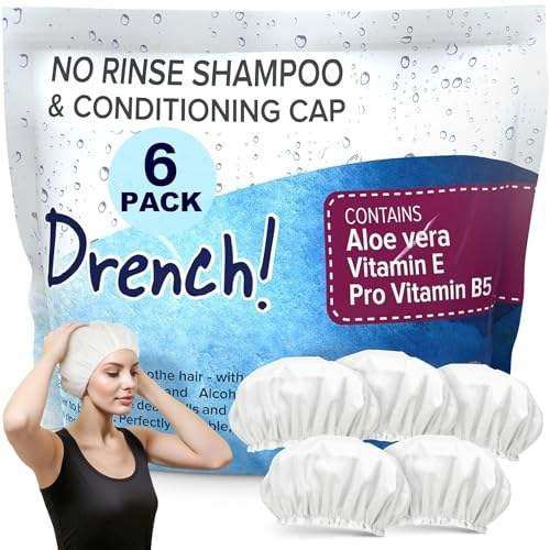 Premium 3D Non-Rinse Shampoo Caps for Travel and Outdoor Adventures