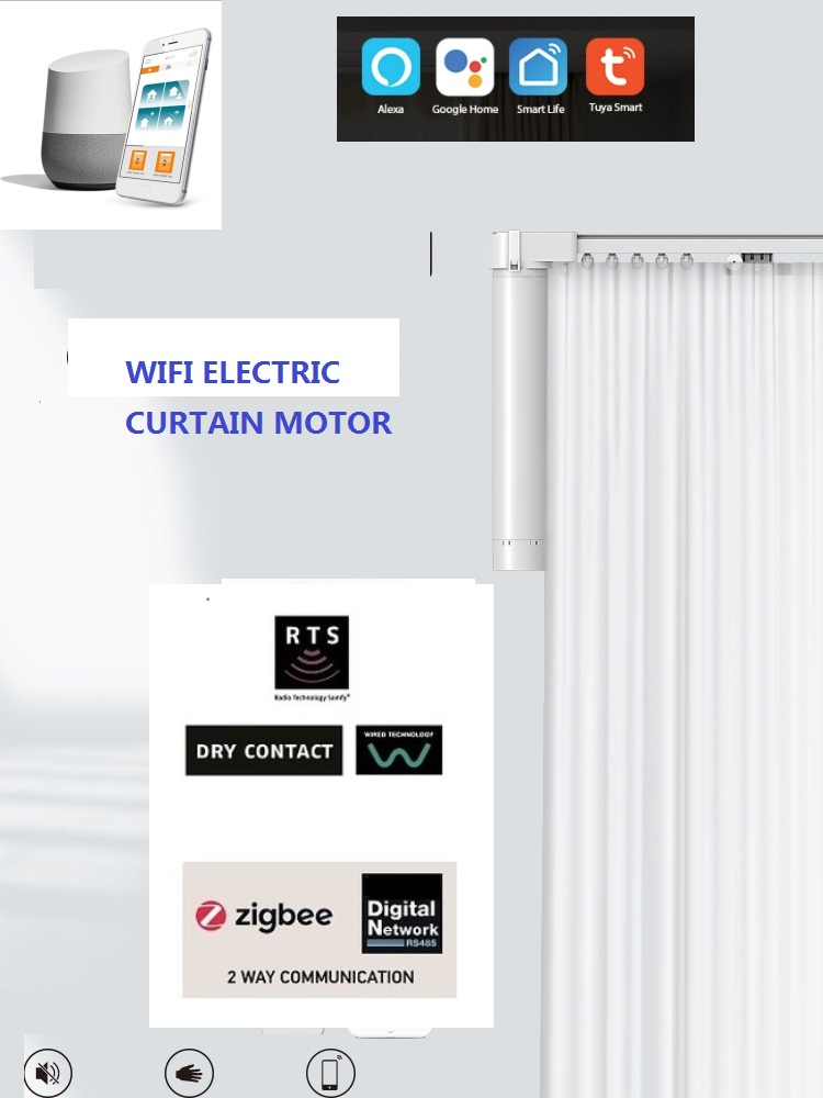 German Standard Automatic Curtain System/Motorized Curtain/Smart Curtain