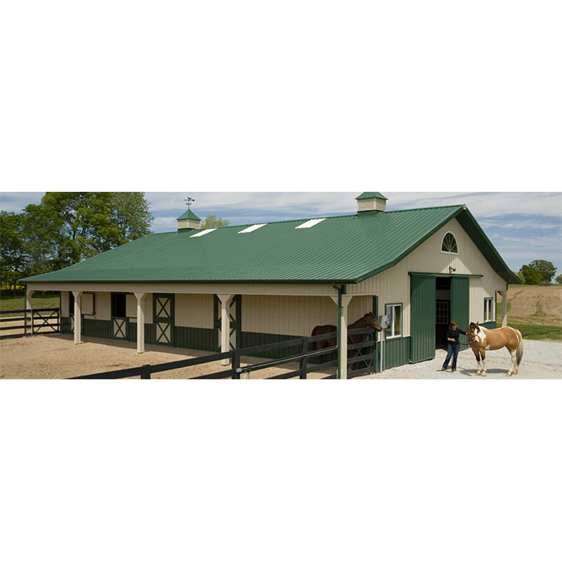 Custom Steel Structure Prefab Steel Fabrication Horse Stable