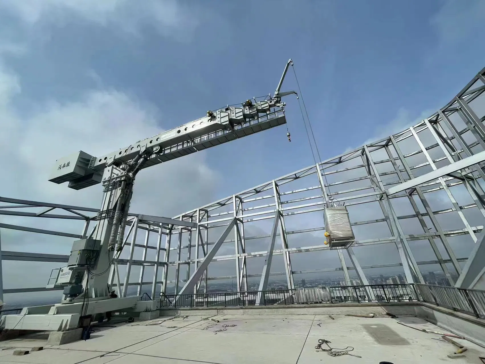 Reliable Building Maintenance System for Glass Facade Clean Maintenance/Customized Bmu