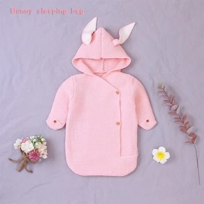 Soft Thick Fleece Knit Sleeping Bag