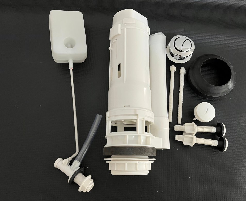 Sairi Bathroom Toilet Mechanism Dual Flush Valve for Western Toilet Water Tank