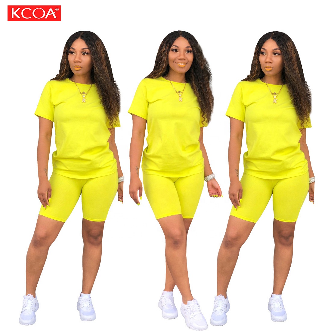 Комплект женский повседневный с круглым вырезом 16 цветов