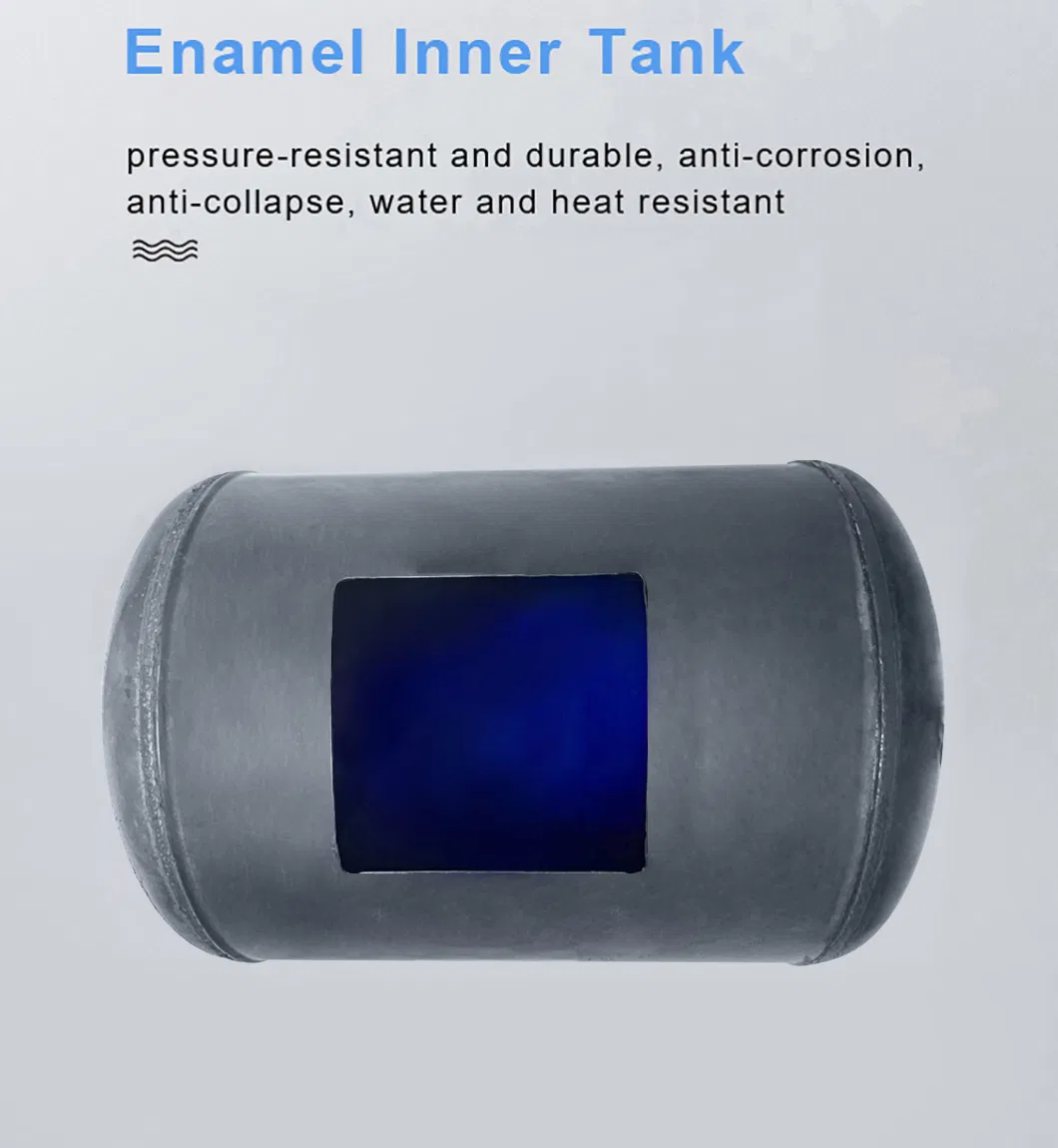 Low MOQ Household Cylinder Enamel Tank Horizonal Electric Water Heater