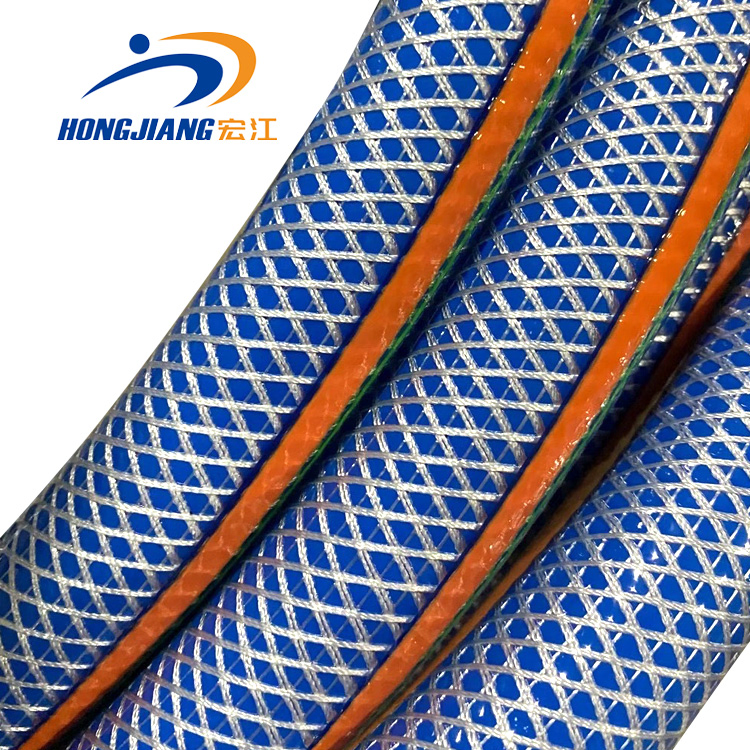 16mm ID Clear PVC Braided Hose Reinforced Pipe for Oil Water