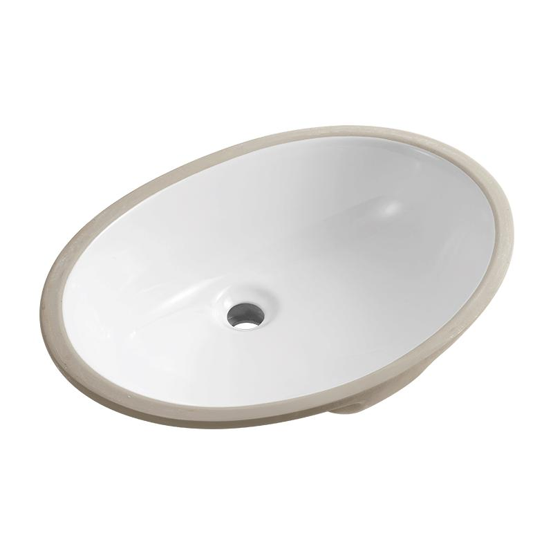 Раковина под столешницу овальная для ванной
