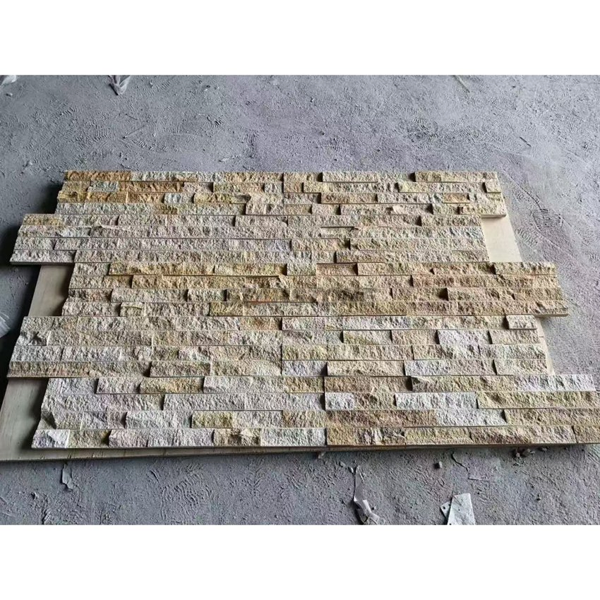 Starstone Natural Mixed White Quartz Granite Slate Ledgestone for Wall Panel
