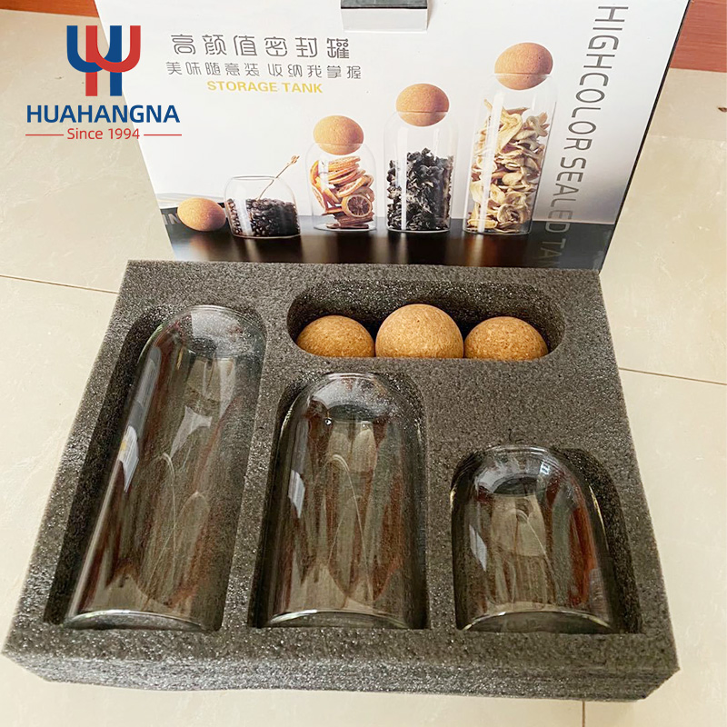 16oz 25oz 30oz Glass Food Storage Canister Borosilicate Food Storage Glass Jar with Ball Cork Lid