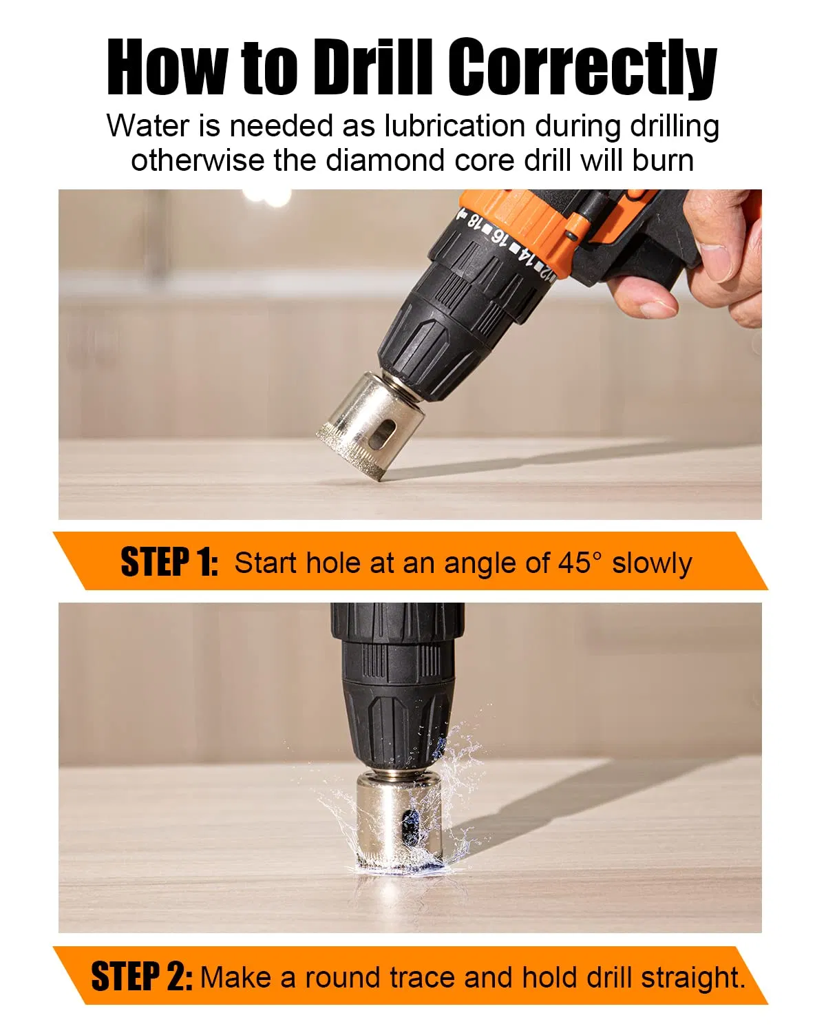 Diamond Drill Bits Set Diamond Hole Saw Set Glass Drill Bit