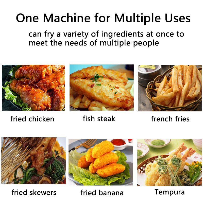 Commercial Deep Fryer Electric Gas Fryer Industrial Kfc Fryer