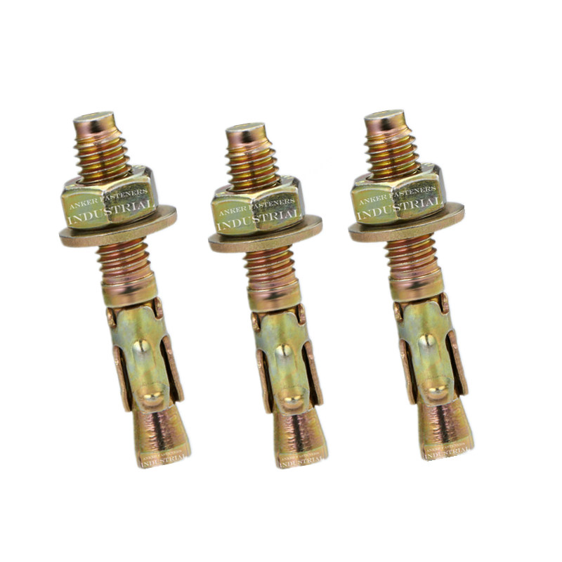 Анкерный клиновой болт с оцинковкой для бетона