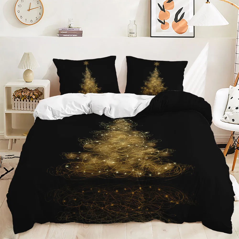 Duvet Cover Set King Queen Size Comforter Cover 3 Pieces Bedding Set Digital Print 1 Piece Quilt Cover with Zipper Closure 2 Pieces Pillowcases