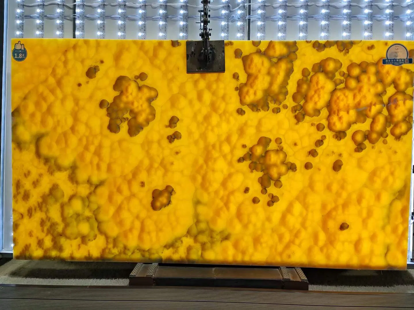 2024 Yellow Onyx Stone for Interior Nice Pattern