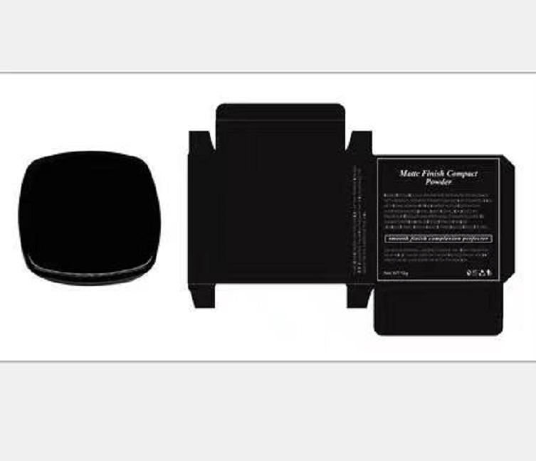 Little Black Container Pressed Powder Soft High Quality Pricate Label Wholesale Makeup