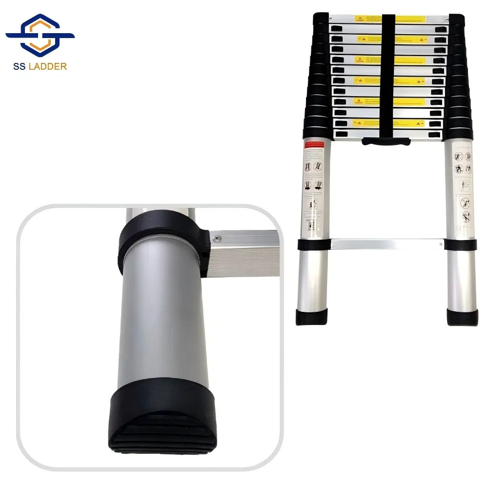 China Manufacturer Hot Selling Portable Aluminium Loft Retractable Attic Ladder Telescopic Ladder for Household
