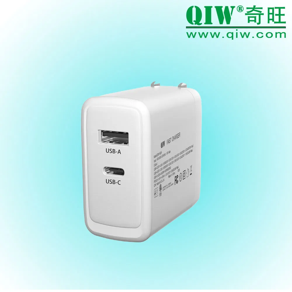 65W Wall Pd Charger GaN PPS USB C Fast Charger for Laptop Tablet Mobile Phone USB-C Charger USA Japan Canada Taiwan Foldable Folding Plug with ETL PSE Bsmi FCC
