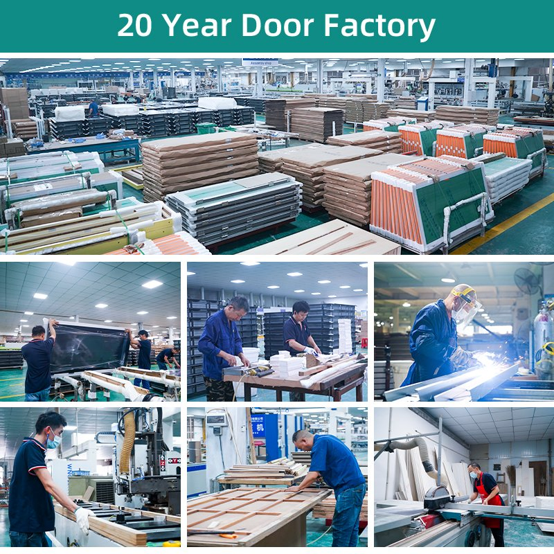 WPC Door Solid Material Customized Modern Wooden Interior Doors