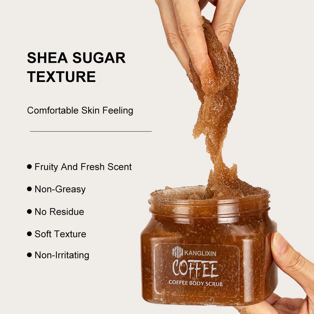 Wholesale Private Label Skin Care Green Tea Suger Pineapple Rose Fruit Exfoliator Whitening Lightening Coconut Coffee Brightening Hand Foot Face Body Scrub