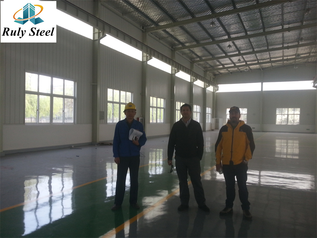 Prefabricated Steel Structure Used in Temporary Constructions Warehouses and Prefab Workshops