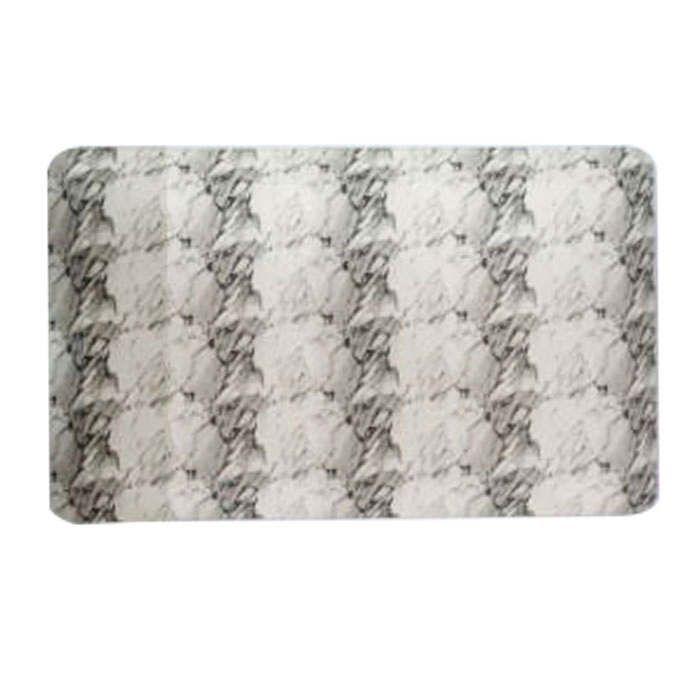 Factory Custom-Made PU Polyurethane Printing Fabric Ergonomic Comfort Rug Anti Fatigue Kitchen Standing Mat