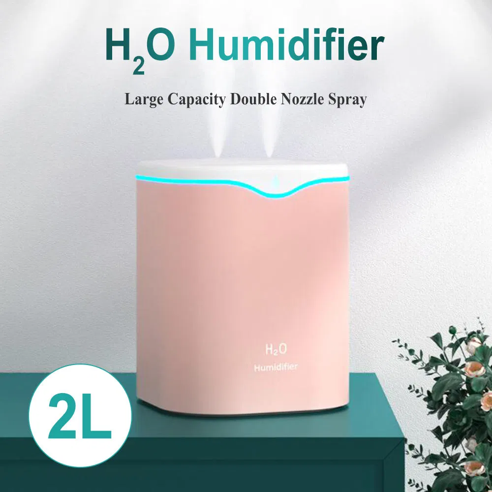 Factory Direct Supply New Product 2L Large Capacity Household Silent Ultrasonic Air Humidifier