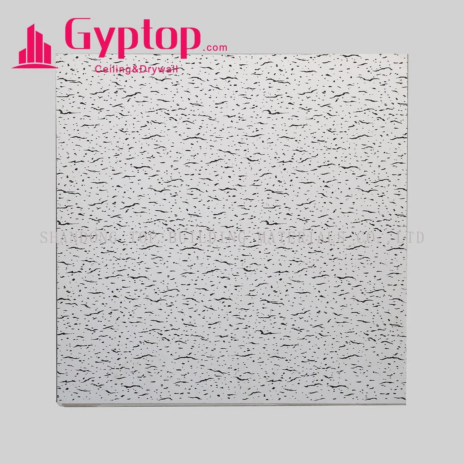Soundproof High Quality PVC Laminated Gypsum Ceiling Tile