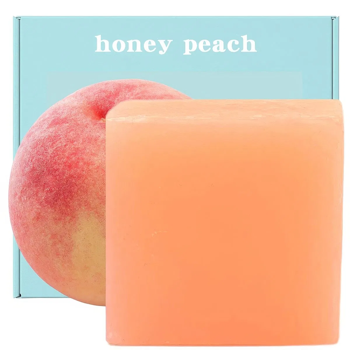 Custom Logo Handmade pH-Balanced Natural Peach Flavor Feminine Wash Soap Bar