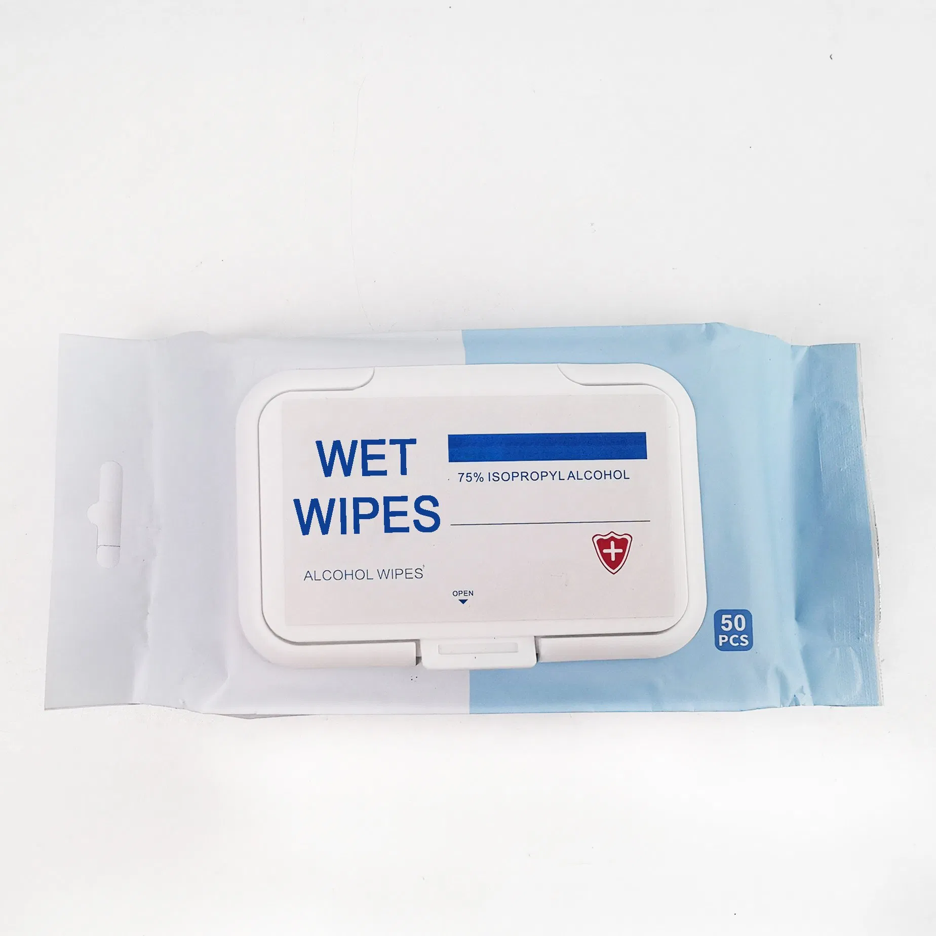 OEM Custom Antibacterial Soft Material Alcohol Cleaning Wet Wipe