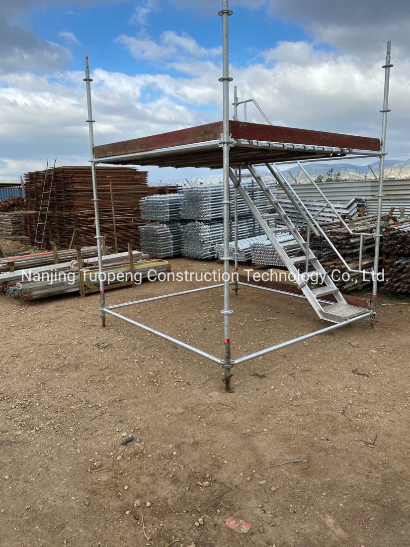 Layher All Around Scaffolding Staircase Stairways for Construction Projects