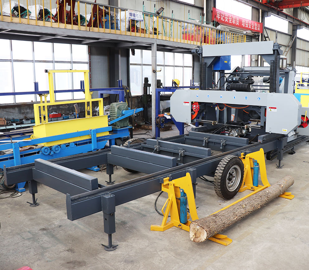 Ленточная пила горизонтальная портативная универсальная