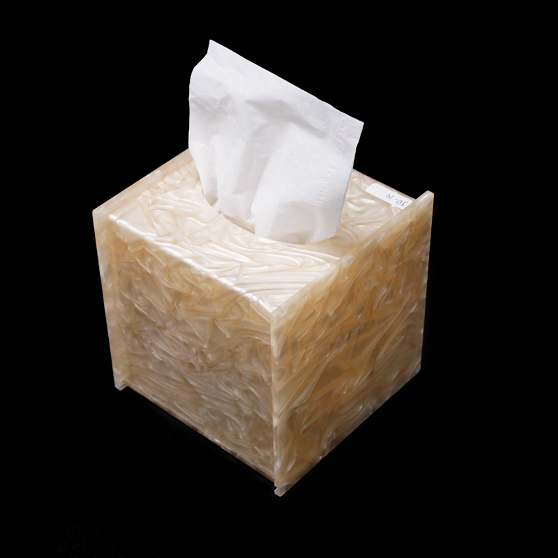 Hotel Rooms Paper Acrylic Towels Storage Boxes Hotel Tissue Paper Napkin Box